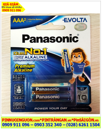 Panasonic Evolta LR03EG/2B; Pin AAA 1.5v Panasonic Evolta LR03EG/2B chính hãng _Xuất xứ Thái Lan